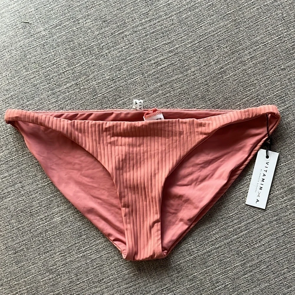 Vitamin A Bikini Reversible  Bottoms Size Small NWT
